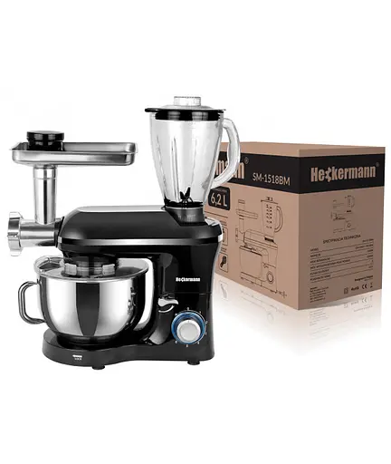 Кухонный комбайн Heckermann Combo SM-1518 6,2 л 2200 Вт - фото 3