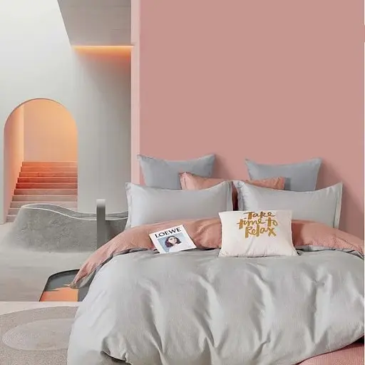 Комплект постільної білизни Viluta євро ранфорс 24278 100% бавовна - фото 1