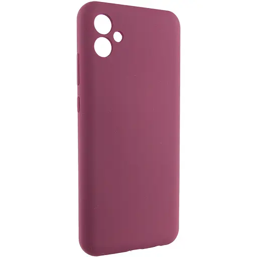 Чохол Lakshmi Silicone Cover Full Camera AAA для Samsung Galaxy A06 Бордовий/Plum - фото 2