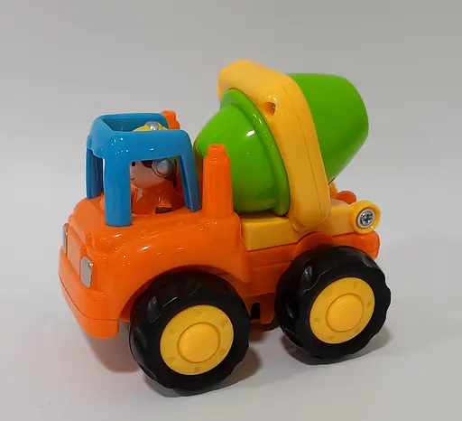 Машина стройтехника 326 CD HOLA инерция (6966655110034) Бетономешалка оранжево-зеленая Вид 4 - фото 1