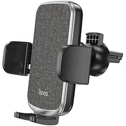 Холдер Hoco CA94 Polaris push-type air outlet car holder Черный - фото 1