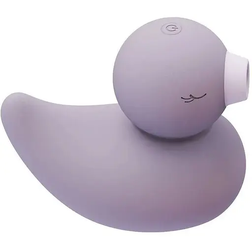 Вакуумний вібратор-качечка CuteVibe Ducky Grey - фото 3