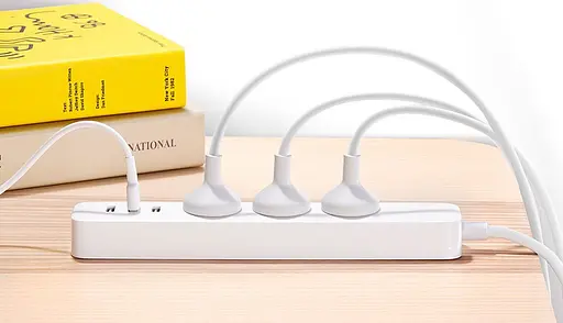 Подовжувач фільтр Xiaomi aigo Power Strip (3 розетки 3 юсб порти) 2 м AC0331ZN - фото 3