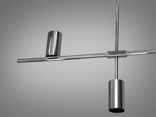 Перлина колекції, модна люстра підвіс в стилі Loft, 4 лампи, хром - фото 3