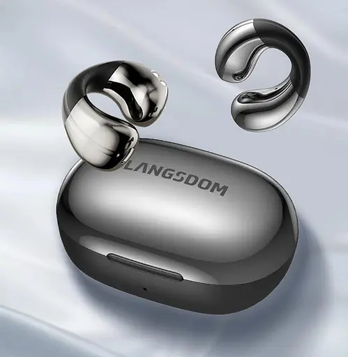 Бездротові навушники-кліпси Langsdom TS22 з Bluetooth 5.4 і шумозаглушенням Навушники з спрямованим звуком - фото 3