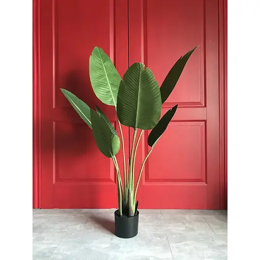 Банановое дерево искусственное 120 см в горшке - фото 9