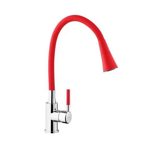 Смеситель для кухни Kroner KRM Kuche - C132RED Красный - фото 1