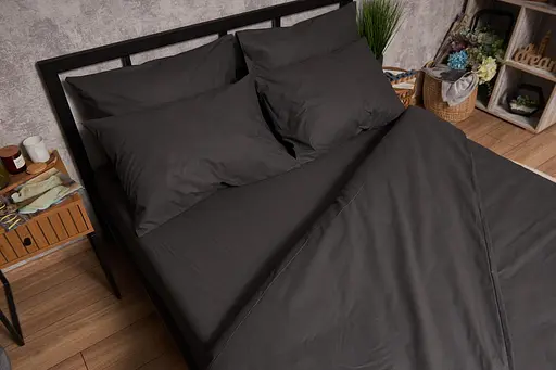 Пододеяльник Moon&Star Бязь Gold Люкс Sweat Gray Евро 200x220 см - фото 3