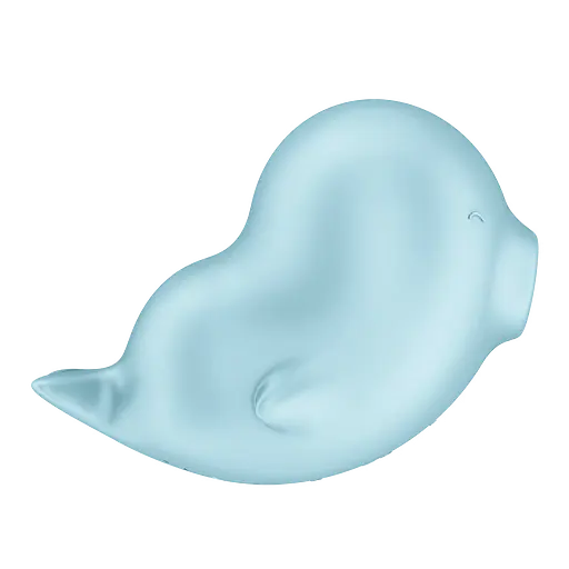 Вакуумний стимулятор клітора з вібрацією Satisfyer Sassy Seal блакитний - фото 3