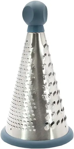 Терка Lessner Sky Blue конус с пластиковой ручкой 3 грани (10103) - фото 2