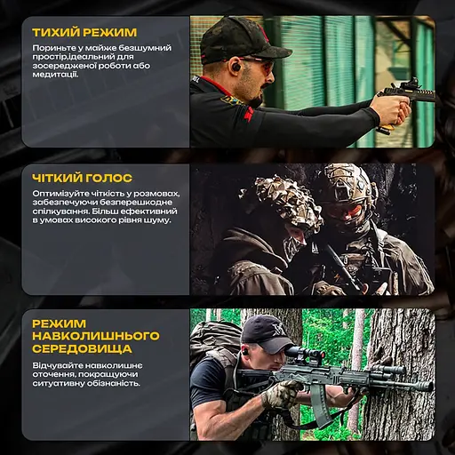 Активні захисні навушники (беруші) Earmor M20T PRO Foliage Green з Bluetooth 5.4 (96-00108) - фото 5