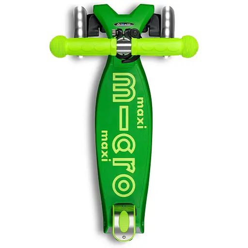 Самокат Micro Maxi Deluxe Neon LED Зелений папуга (MMD232) - фото 5