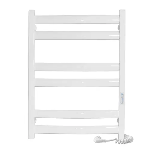 Электрический полотенцесушитель Laris Зебра Атлант ЧФ6 500x700 Э правый R3 77700097, Белый, Правое, Электронный - фото 2