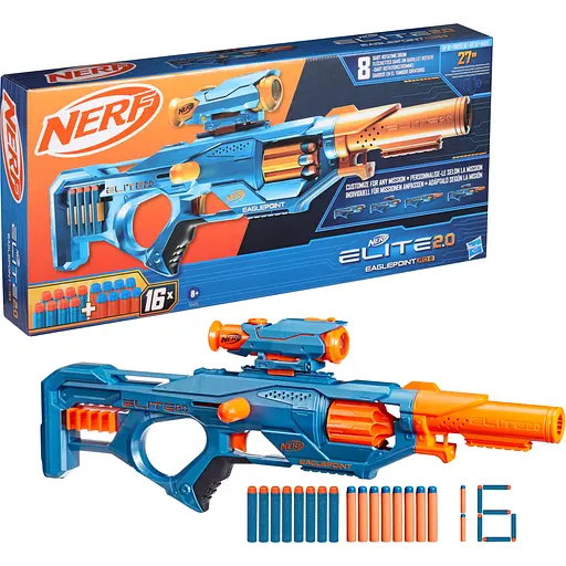 Бластер іграшковий Hasbro EaglePoint RD-8 Nerf Elite 2.0 16 стріл (F0423) - фото 4