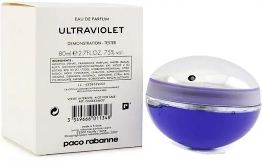 Оригинал Paco Rabanne Ultraviolet 80 мл ТЕСТЕР парфюмированная вода - фото 1