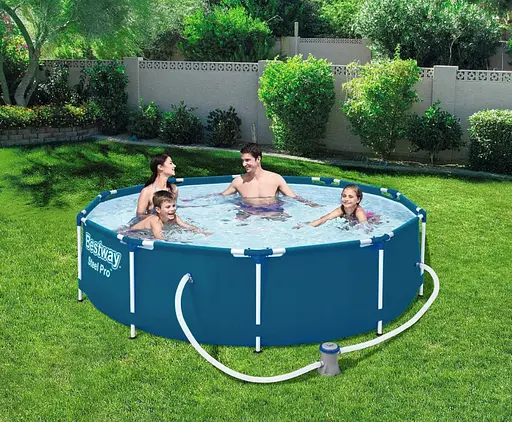 Каркасный бассейн Bestway STEEL PRO 305х76 с фильтром и насосом 56679 - фото 9