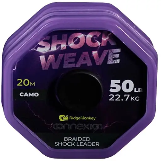 Шоклідер RidgeMonkey Connexion Shock Weave Braided Shock Leader 20 m 50lb/22.7 kg Shimano (1013-9168.03.11)