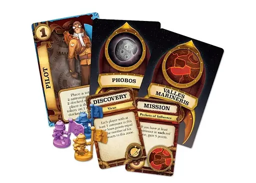 Настільна гра Fantasy Flight Games Місія: Червона планета 2-е видання (Mission: Red Planet 2nd Edition) (англ.) (FFGVA93) - фото 8