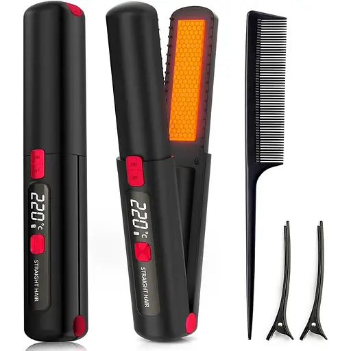 Выпрямитель для волос и щипцы для завивки волос 2 в 1 - фото 2