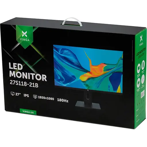 Монітор 27" Vinga 27S118-21B FHD IPS 180Hz (27S118-21B) - фото 10