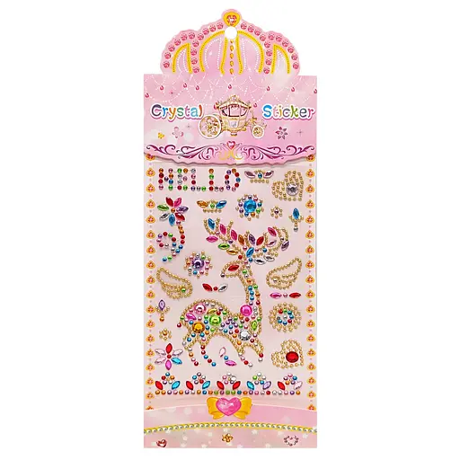Наклейки декоративные "Кристаллы" XY-022-2 на планшетке