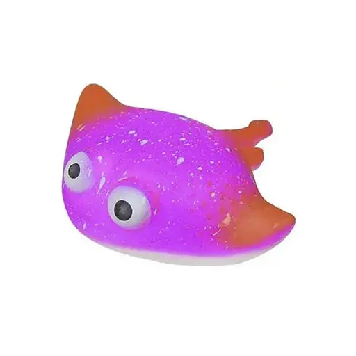 Дитяча іграшка-антистрес "Скат" Bambi MS 3827(Pink) з борошном, 11 см - фото 1