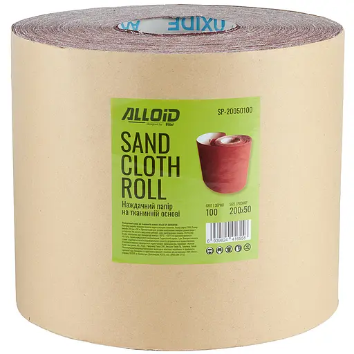 Наждачний папір Alloid Building Tools на тканинній основі 200 мм х 50м зерно 100 (SP-20050100) - фото 3