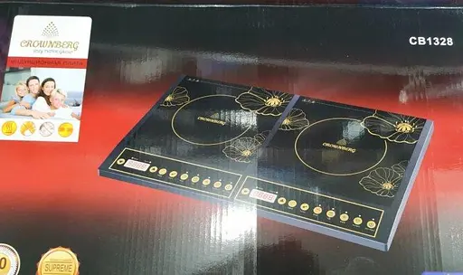 Плита двухкомфорочная электрическая кухонная Crownberg Cb-1328 настольная индукционная 2000 W - фото 7