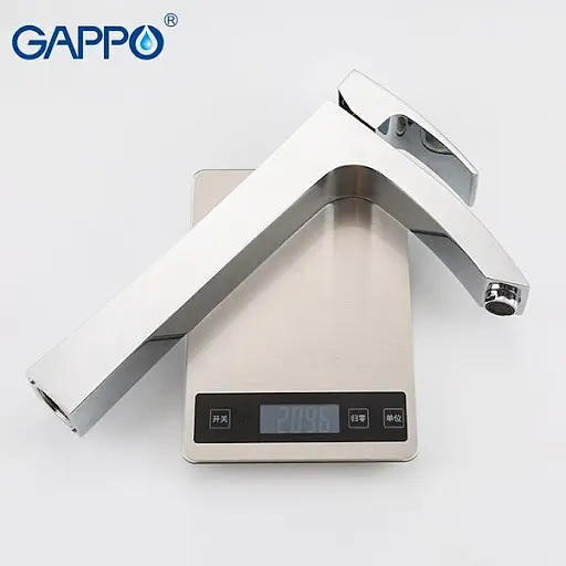 Смеситель для умывальника высокая гайка хром Ø35 Gappo 1/8 G1007-11 Хром - фото 5