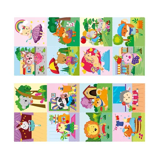 Детская раскраска "Милые любимцы" Апельсин РМ-68-03, 16 наклеек - фото 3