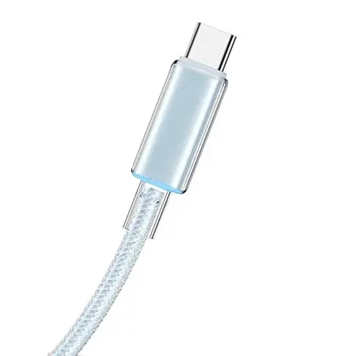 Дата кабель USAMS US-SJ659 Type-C to Lightning PD Cloud Series (1.2m) Blue - фото 2