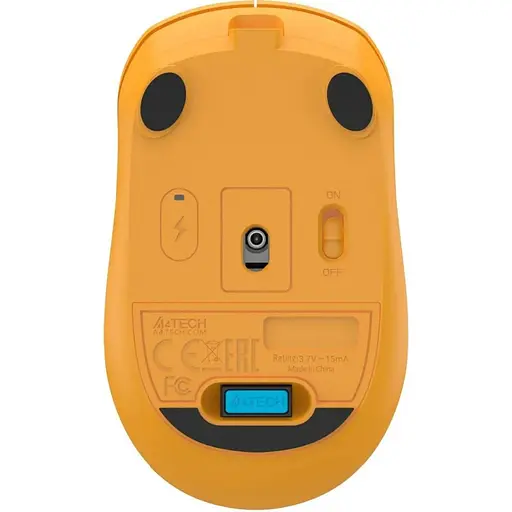 Миша A4Tech Fstyler FG15CS Air2 Yellow (FG15CS Air2 (Yellow)) - фото 7