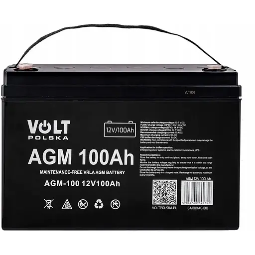 Гібридний ДБЖ/інвертор Volt Polska SINUS PRO 2000 S 24/230V 1400/2000W + 2 шт Акумулятор VOLT VRLA 100Ah 12V - фото 7