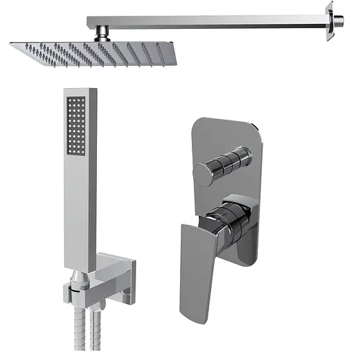 Душова система прихованого монтажу Topaz Lexi TLG 21205-H57 хром - фото 1