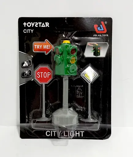 Набор игровой "Светофор и дорожные знаки" 666-02Q Shantou (6923238980118) - фото 2