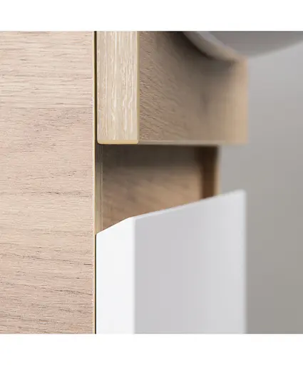 Тумба Мойдодир Oslo 50 Wood з умивальником Arteco 50 дуб крафт/Білий - фото 6