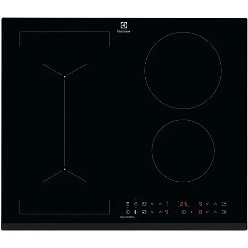 Варильна поверхня індукційна Electrolux 60 см розширена зона Hob2Hood чорний