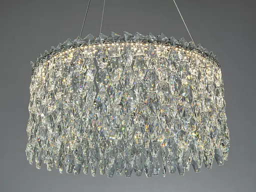 Светодиодная люстра три кольца хром 66 Вт 11 м² - фото 2