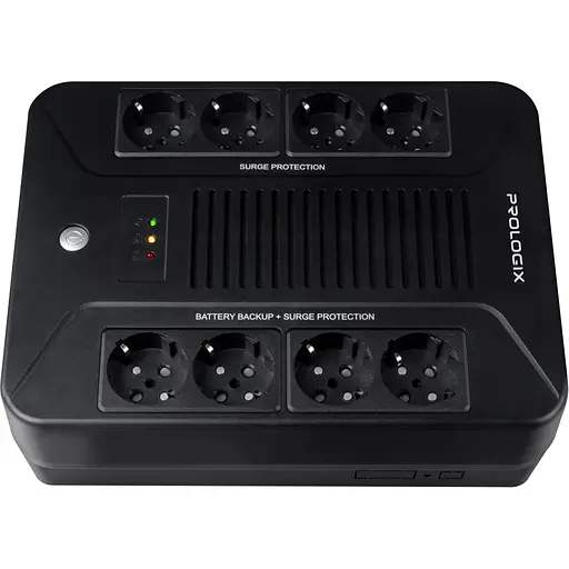 Пристрій безперебійного живлення Prologix 650VA 360W (PLP650VA8LED) - фото 4