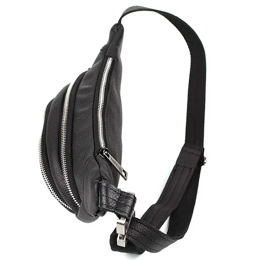 Шкіряна чоловіча сумка на пояс TARWA 11х30х5 см nsa0001311 - фото 8