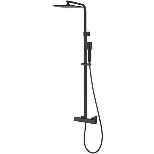 Душова система Corsan Ango Black Matt CMN02MBL, Чорний матовий - фото 1