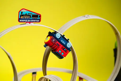 Ігровий набір Otamanko Хоробрий Паровозик трюкова залізна дорога 137 деталей - фото 4