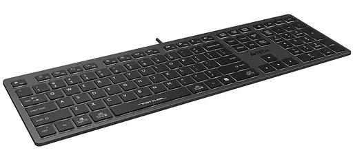 Клавіатура A4Tech Fstyler FX60 White Backlit USB Grey (FX60 USB (Grey) White backlit) - фото 2