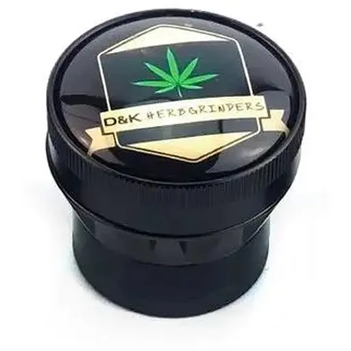 Гриндер для подрібнення тютюну D&K CANNABIS DK-5831-D4 Black 4 (15718)