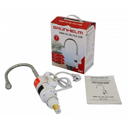 Водонагрівач електричний проточний Grunhelm EWH-1X-3G - фото 6