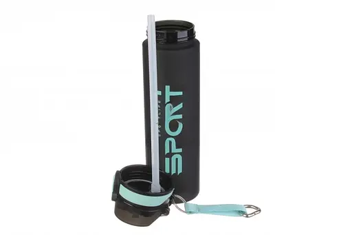 Пляшка спортивна для води LaPrida пластикова 750 мл Soft-touch покриття (26 см х 7 см) 67-5510 - фото 3