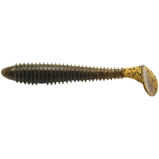 Силікон Keitech Swing Impact Fat 3.8" #101 Green Pumpkin PP. (6 шт/уп)