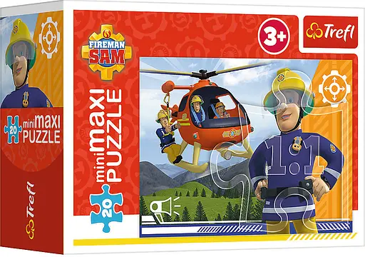 Набор Пазлы - (Мини - Макси) - "Вертолет" / Пожарный Сэм - фото 1