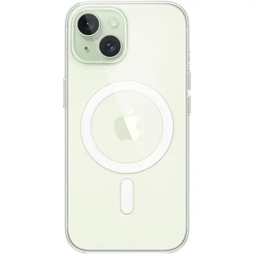 Оригинальный противоударный чехол Apple Clear Case with MagSafe для iPhone 15 (6.1") Прозрачный (MT203ZM/A) - фото 2