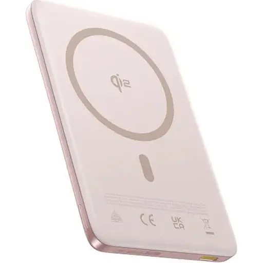 Внешний аккумулятор Baseus PicoGo Ultra Slim Qi2 10000mAh 27W Pink (E0027202) [153917] - фото 1